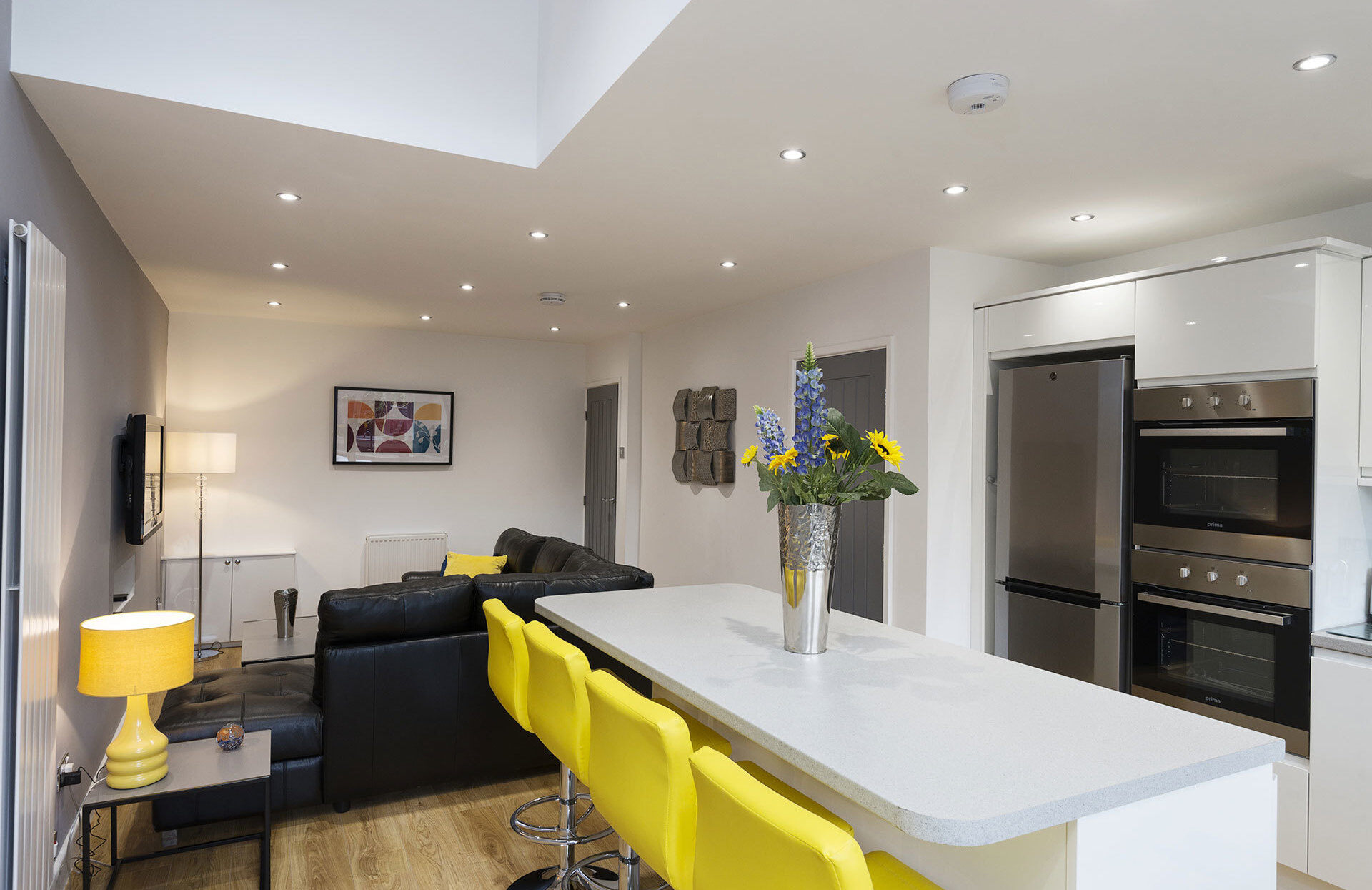 A property that was converted into an HMO after the landlord received a license and performed the mandatory safety checks. 