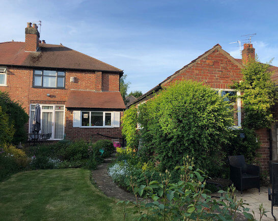 garden before refurbishment 