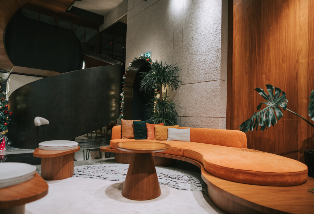 A business person checking his hotel’s architecture and design to see where it needs to be improved to increase the selling potential. 