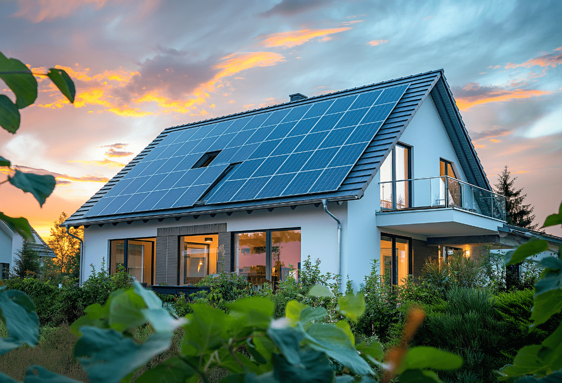 A net-zero home design which has been created by professionals for a family.